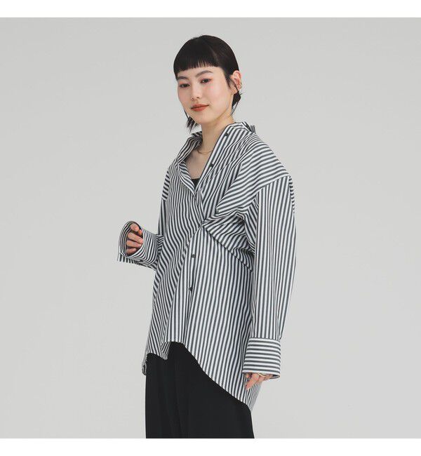 Demi-Luxe BEAMS 「2WAY オーバーシャツ」|シャツ・ブラウス|