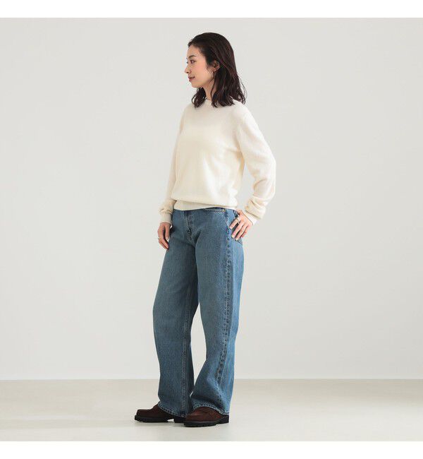 Demi-Luxe BEAMS 「B SIDES / LEROY MID RELAXED BOW デニムパンツ」|デニム|