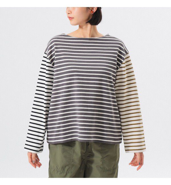 BEAMSBOY「エルボー パッチ バスク ロングスリーブ」|Tシャツ・カットソー|