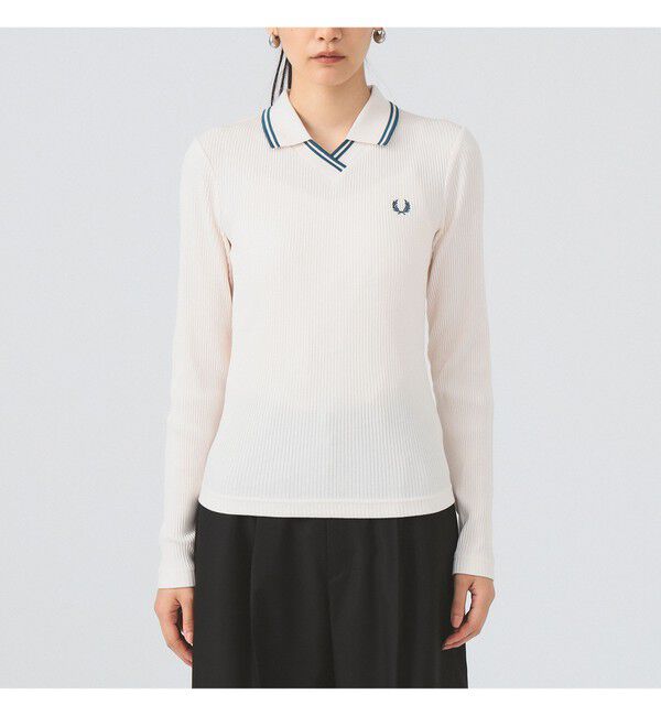 Ray BEAMS 「【別注】FRED PERRY / Twin Tipped Ribbed Polo Shirt」|ポロシャツ|