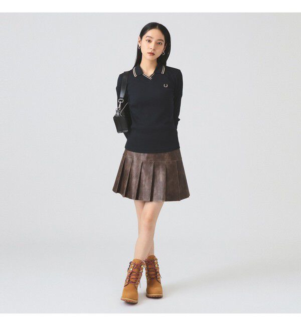 Ray BEAMS 「【別注】FRED PERRY / Twin Tipped Ribbed Polo Shirt」|ポロシャツ|