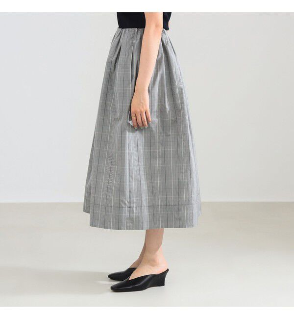 Demi-Luxe BEAMS 「ランダム タック フレアスカート」|スカート|