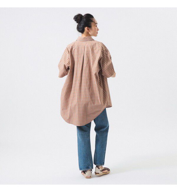 BEAMSBOY「ボーイ チェック ビッグ ボタンダウン シャツ」|シャツ・ブラウス|