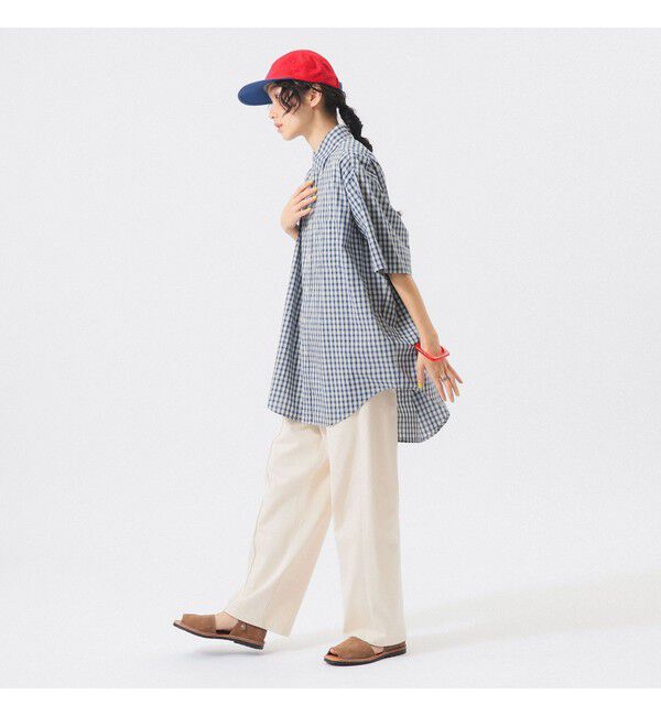 BEAMSBOY「ボーイ チェック ビッグ ボタンダウン シャツ」|シャツ・ブラウス|
