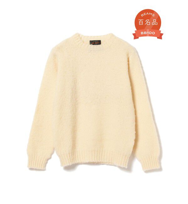 BEAMS「BEAMS PLUS / シェットランド ニット」|ニット・セーター|Cream_412