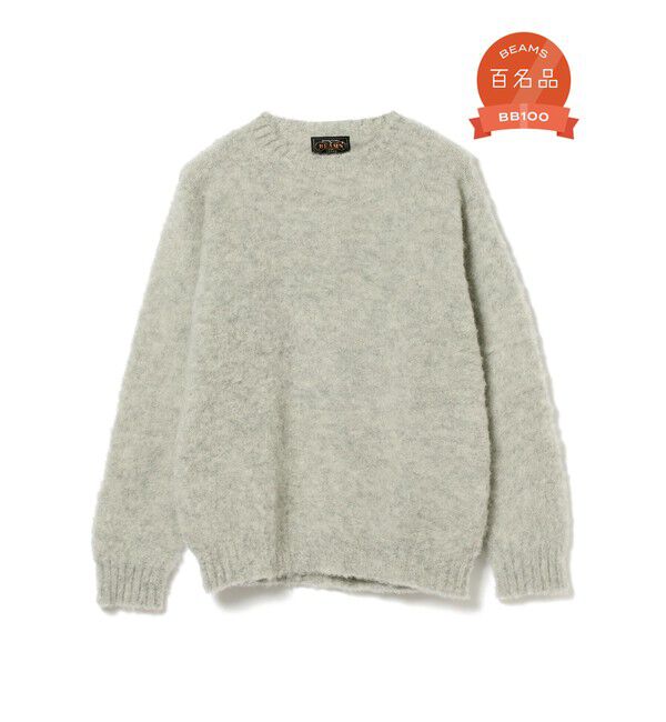 BEAMS「BEAMS PLUS / シェットランド ニット」|ニット・セーター|Silver_020