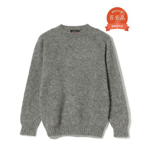 BEAMS「BEAMS PLUS / シェットランド ニット」|ニット・セーター|Med_Grey_030