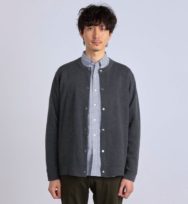 SHIPS any「SHIPS any: 〈手洗い可能〉 ミラノリブ クルーネック カーディガン 24SS◇」|カーディガン|