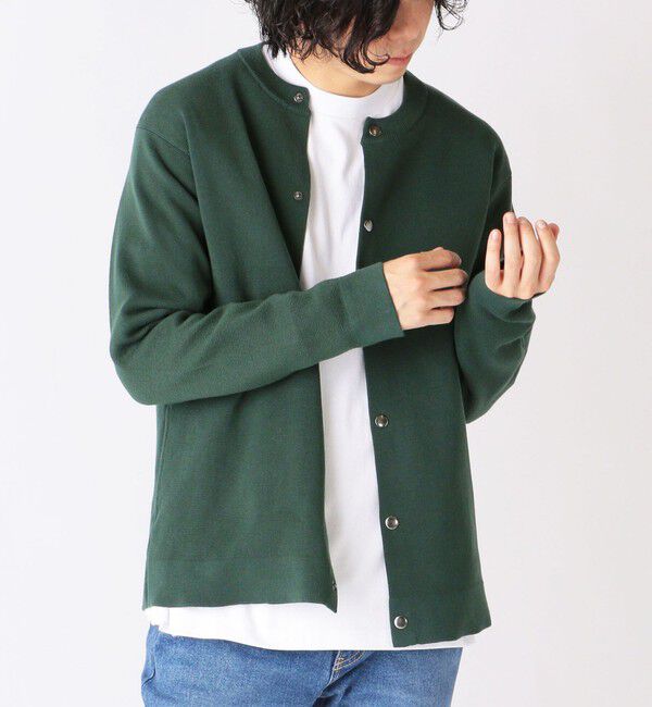 SHIPS any「SHIPS any: 〈手洗い可能〉 ミラノリブ クルーネック カーディガン 24SS◇」|カーディガン|