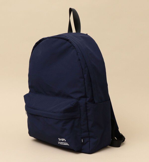 SHIPS「【WEB限定】SHIPS: COPYRIGHT ロゴ 60/40クロス バックパック」|リュック|ネイビー