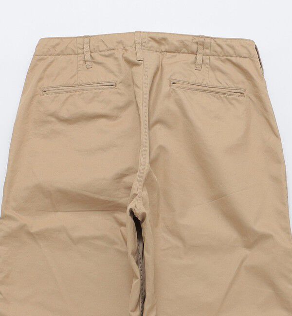 SHIPS「SHIPS STANDARD: GIZAコットン ツイル M-41 チノパンツ」|チノ|