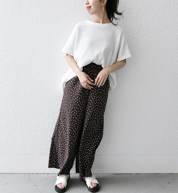 SHIPS any「【WEB限定】SHIPS any:〈洗濯機可能〉ワッフル ワイド TEE」|Tシャツ・カットソー|