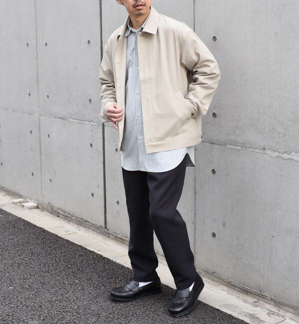 SHIPS any「SHIPS any: 〈手洗い可能〉 ショート ブルゾン 24FW◇」|ブルゾン・スタジャン|