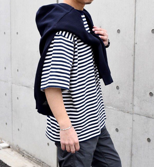 SHIPS any「SHIPS any: ベーシック ボーダー リラックス Ｔシャツ 24SS◇」|Tシャツ・カットソー|