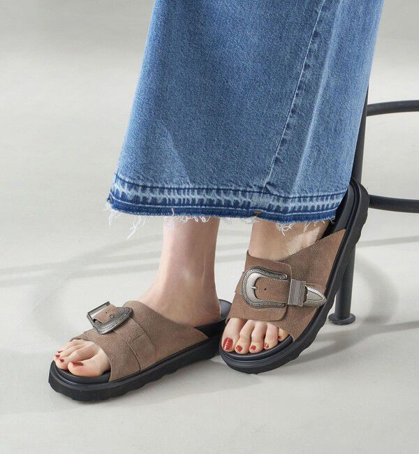 SHIPS for women「MOHI:BIG BACKLE SANDAL◇」|サンダル|