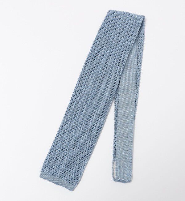 SHIPS「SOZZI: シルク ニット タイ」|ネクタイ・蝶ネクタイ|ライトブルー