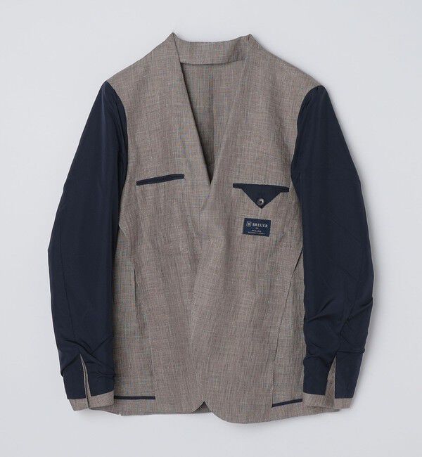 SHIPS「BREUER: FABIO リネン コットン ジャケット」|テーラードジャケット|