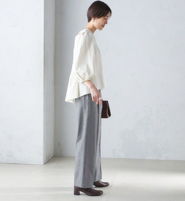 SHIPS for women「〈手洗い可能〉両面起毛 ストレート パンツ」|その他|