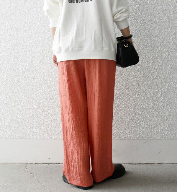 SHIPS any「SHIPS any:〈手洗い可能〉 ウエスト ギャザー ワイド  イージー パンツ」|その他|