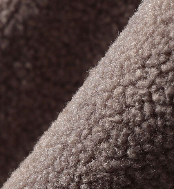 SHIPS for women「〈手洗い可能〉リバーシブル ボア &times; フリース ブルゾン」|ブルゾン・スタジャン|