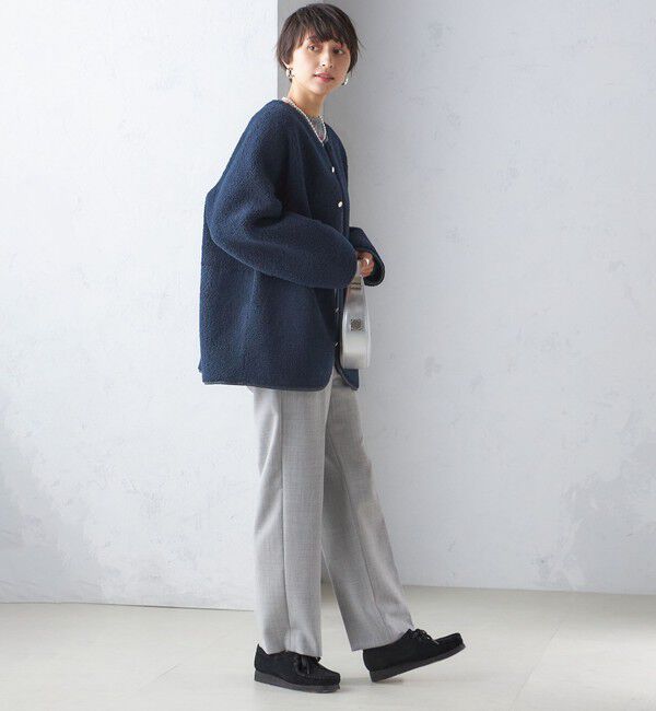 SHIPS for women「〈手洗い可能〉リバーシブル ボア &times; フリース ブルゾン」|ブルゾン・スタジャン|