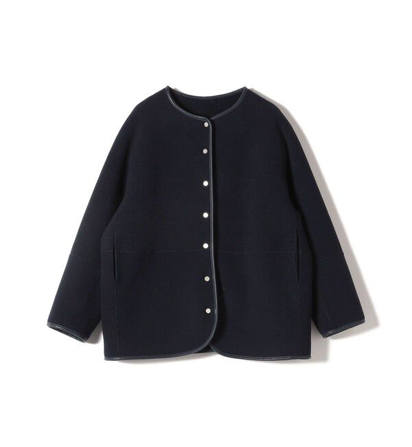 SHIPS for women「〈手洗い可能〉リバーシブル ボア &times; フリース ブルゾン」|ブルゾン・スタジャン|