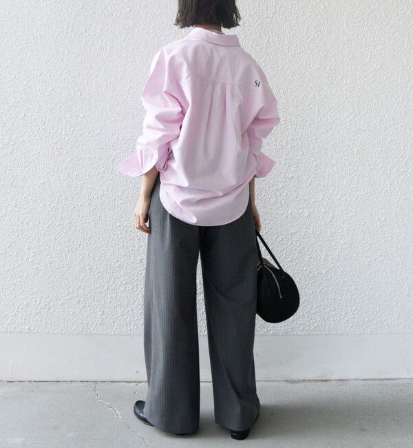 SHIPS for women「〈洗濯機可能〉ワンポイント 刺繍 スキッパー シャツ」|シャツ・ブラウス|