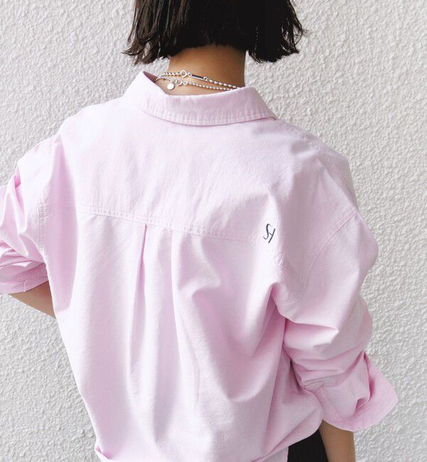 SHIPS for women「〈洗濯機可能〉ワンポイント 刺繍 スキッパー シャツ」|シャツ・ブラウス|