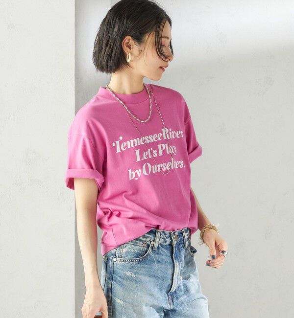 SHIPS for women「【SHIPS別注】TENNESSEE:イージー ショート スリーブ TEE」|Tシャツ・カットソー|
