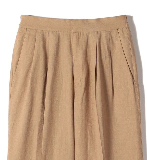 SHIPS for women「〈手洗い可能〉綿麻 ビエラ 2タック パンツ」|その他|