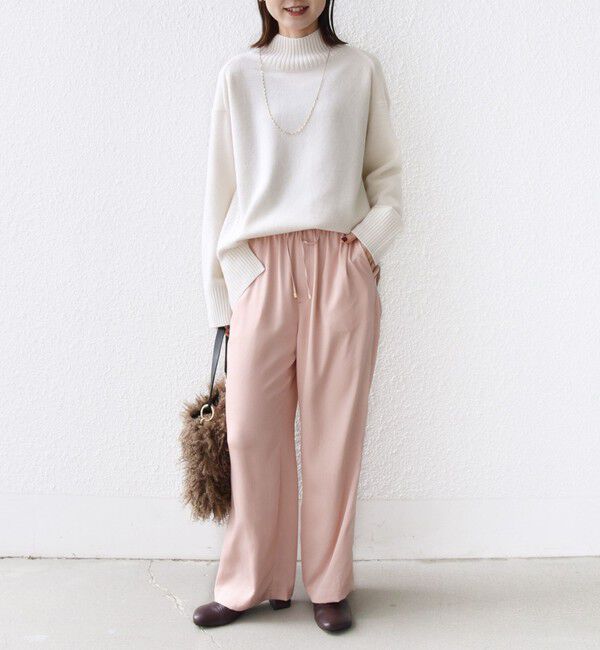 SHIPS for women「〈手洗い可能〉サテン ドロスト パンツ」|その他|