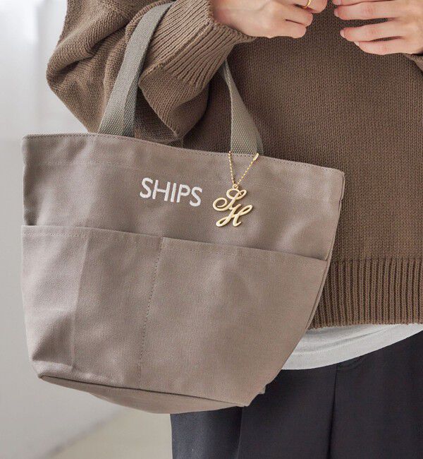 SHIPS for women「《一部追加予約》チャーム付き ポケット トート バッグ」|トートバッグ|