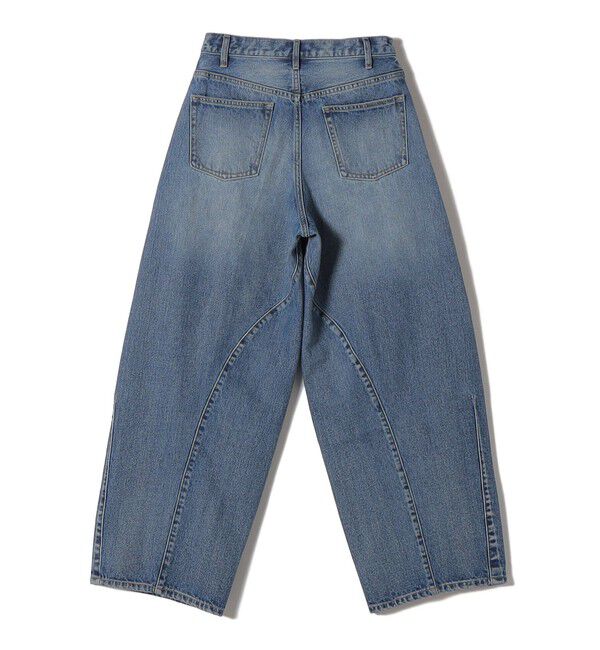 SHIPS for women「《追加予約》【SHIPS別注】BIT BLUE:バレル レック デニム パンツ」|デニム|