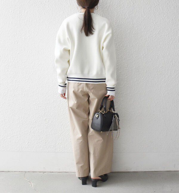 SHIPS any「SHIPS any:〈手洗い可能〉コットン ミックス ライン ジップ ブルゾン ニット カーディガン」|カーディガン|