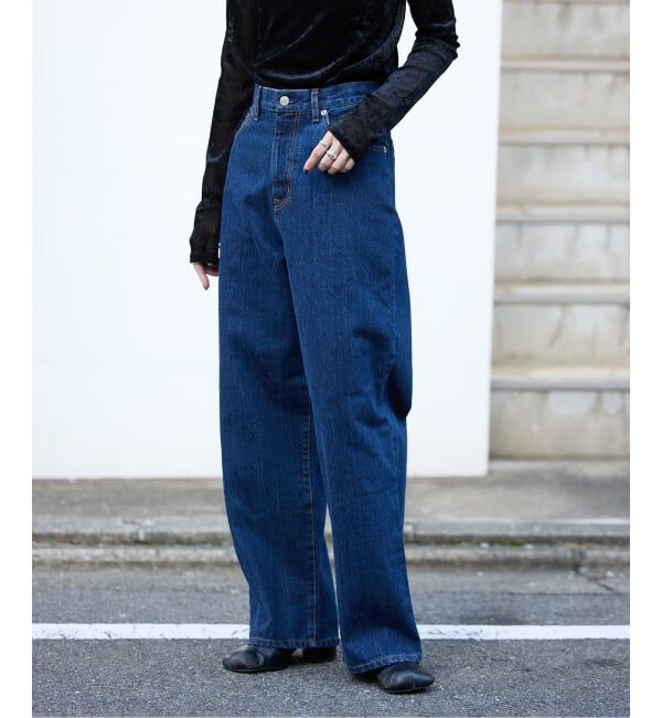 OUTDOOR PRODUCTS Usual Things「追加5 ULTデニムハイライズルーズ5PKT」|デニム|