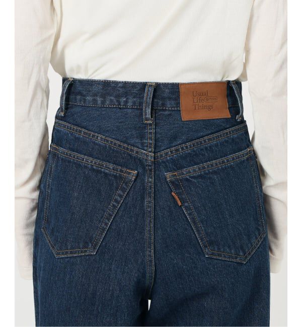 OUTDOOR PRODUCTS Usual Things「追加5 ULTデニムハイライズルーズ5PKT」|デニム|