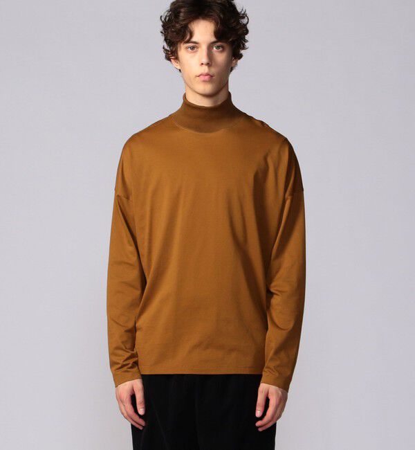 CABaN「CABaN コットン モックネックロングスリーブプルオーバー」|Tシャツ・カットソー|