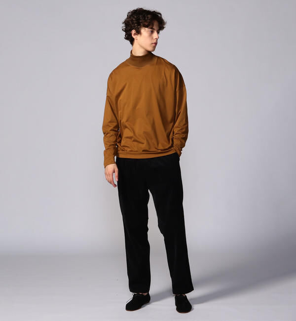 CABaN「CABaN コットン モックネックロングスリーブプルオーバー」|Tシャツ・カットソー|