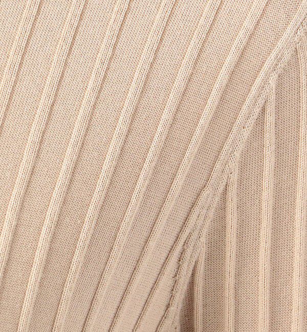 TOMORROWLAND collection「カシミヤシルクリブ クルーネックプルオーバー」|ニット・セーター|