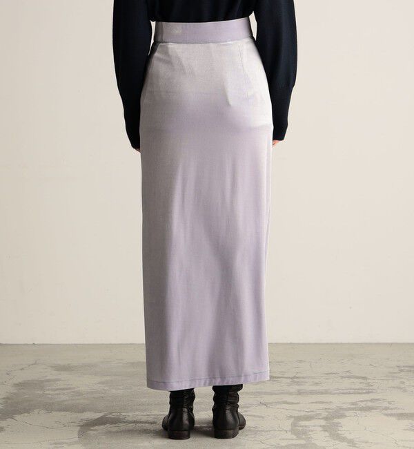 BACCA「inner piece ベロアジャージー ロングスカート」|スカート|