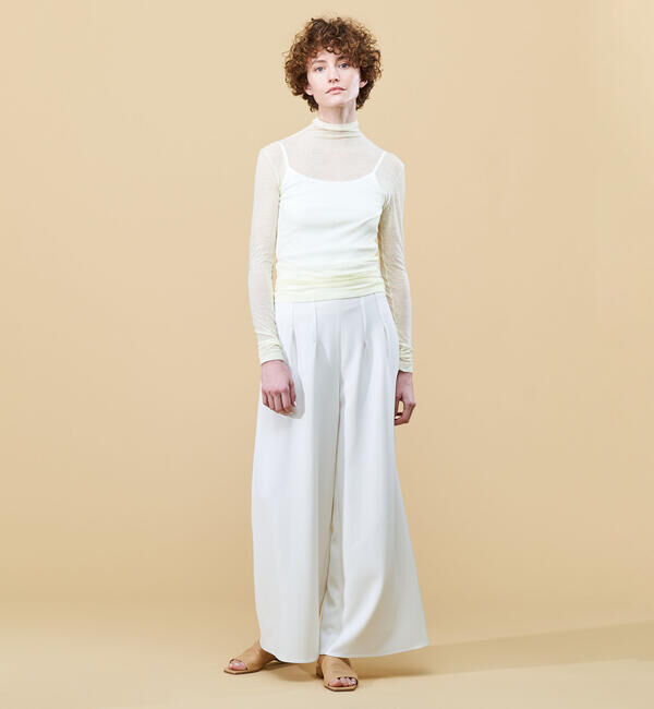 DES PRES「ダブルクロス ハイウエストワイドパンツ」|その他|