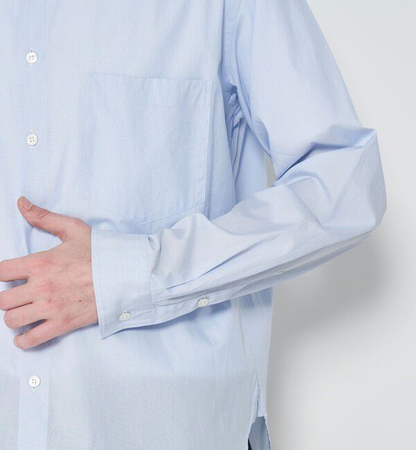 GALERIE VIE「コットンブロード スタンドカラー ポケットシャツ」|シャツ・ブラウス|