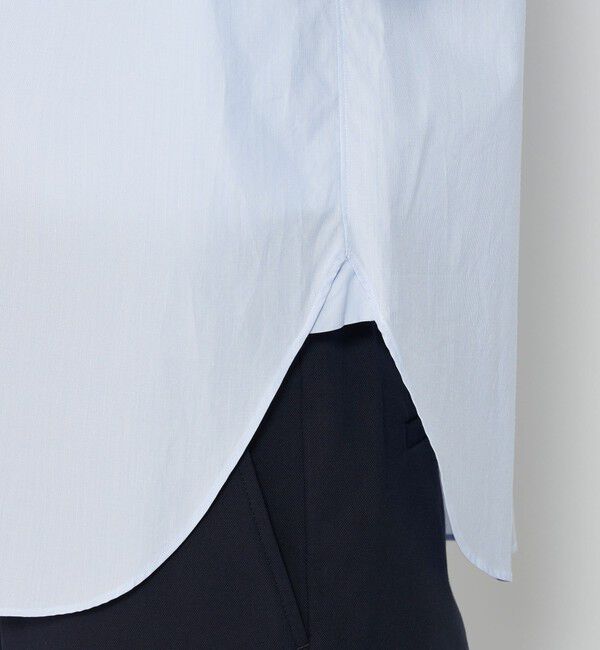 GALERIE VIE「コットンブロード スタンドカラー ポケットシャツ」|シャツ・ブラウス|