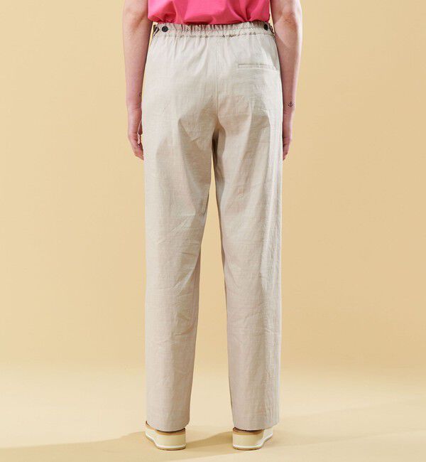 DES PRES「リネンナイロンストレッチ セミワイドパンツ」|その他|