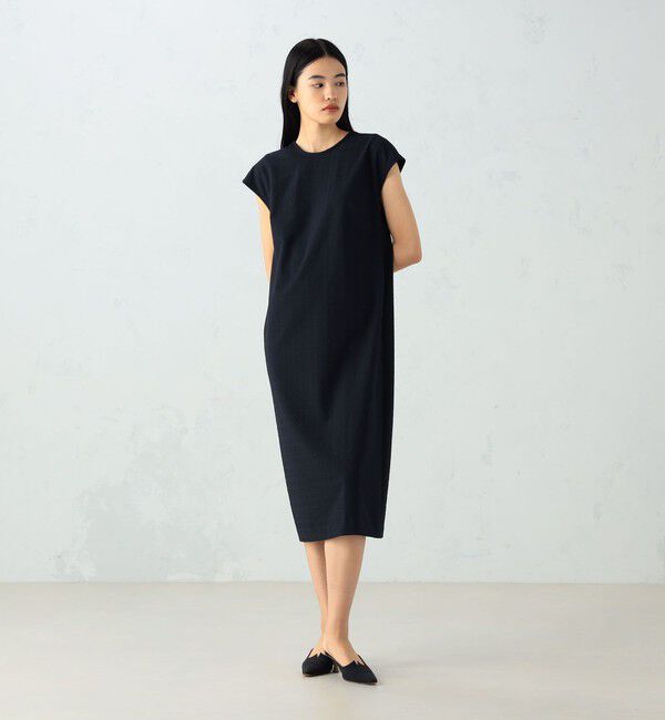 BACCA「シアサッカー ミドルワンピース」|ワンピース|