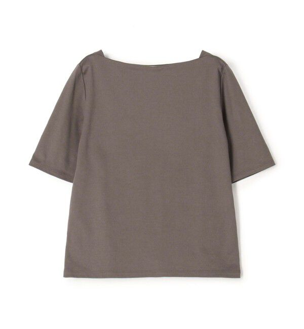 Ballsey「スビンコットンスムース ボートネックプルオーバー」|Tシャツ・カットソー|17 グレー