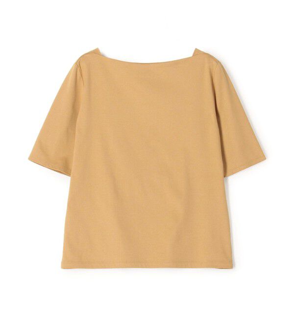 Ballsey「スビンコットンスムース ボートネックプルオーバー」|Tシャツ・カットソー|43 ベージュ