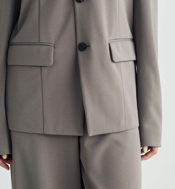 Edition「カルゼジャージー ノーカラージャケット」|ノーカラージャケット|