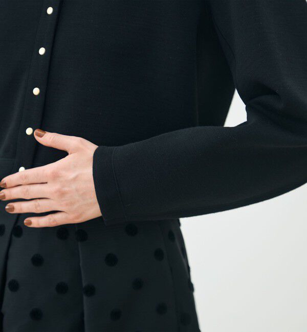 TOMORROWLAND collection「ダンボールニット クルーネックジャケット」|カーディガン|