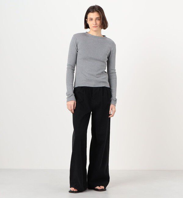 Edition「コットンモダールフライス  ロングスリーブトップス」|Tシャツ・カットソー|